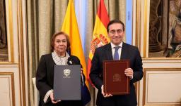 Cooperación de Colombia y España. / Foto: Cancillería.
