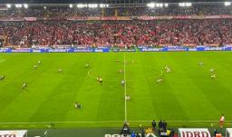 Protesta de jugadores. / Foto: X Dianarin. 