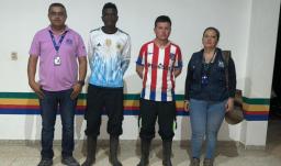 Soldados liberados. / Foto: Defensoría del Pueblo.