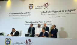 Gobierno y Ejércita Gaitanista firman nuevos acuerdos en Doha.