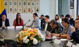 Mesa para el salario mínimo 2026. / Foto: MinTrabajo.