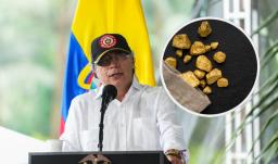 Petro sobre la salida ilegal del oro. / Fotos: Presidencia y Freepik.