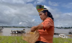 Uno de los mayores referentes culturales del pueblo Bora es su tradición artesanal en cestería