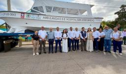 Ambulancia marítima en La Guajira. / Foto: X MinSalud.