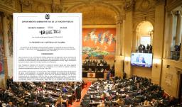 Decreto reduce primas a congresistas. / Foto: Presidencia y AFP.
