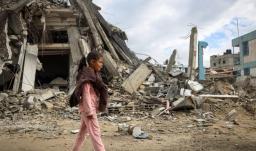 Testamento de niña palestina. / Foto: UN News.