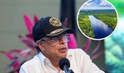 Petro sobre turismo en Leticia. / Fotos: Presidencia y Radio Nacional.