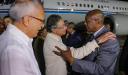 Presidente Petro llega a Panamá.  / Foto: Presidencia.