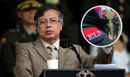 Petro sobre el ELN. / Fotos: AFP.