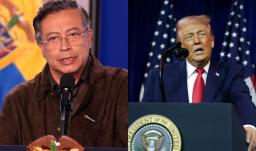 Petro y Trump. / Foto: AFP. 