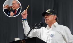 Petro le responde a Uribe sobre la estabilidad laboral. / Fotos: AFP y Presidencia.