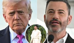 Kimmel responde críticas de Trump a Bad Bunny. / Fotos: AFP.