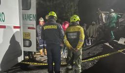 Seis mineros quedan atrapados tras explosión en mina de Guachetá. Foto: Bomberos Cundinamarca