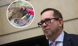 Lidio García en presunto caso de corrupción. / Fotos: Senado y Aguas de Bolívar.