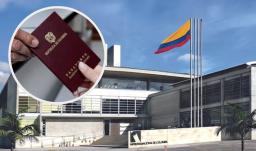 Máquinas para hacer pasaportes en la Imprenta Nacional. / Fotos: Cancillería e Imprenta Nacional.