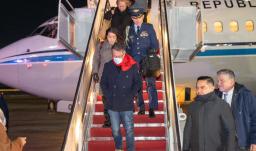 Petro llega a Estados Unidos. / Foto: Presidencia.