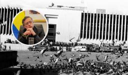 Petro pide desclasificar archivos del Palacio de Justicia. / Fotos: Centro Nacional de Memoria Histórica y Presidencia.