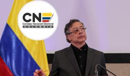 Petro sobre decisión del CNE. / Fotos: Presidencia y Cne.