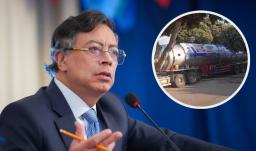 Petro sobre denuncia de carrotanque en Aguachica. / Foto: Presidencia y redes sociales.
