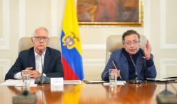 Petro defiende gestión de MinSalud. / Foto: Presidencia.