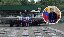 Petro sobre nueva incautación de cocaína en el Pacífico. / Fotos: Presidencia y X Gustavo Petro.