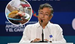 Presidente Petro sobre irregularidades en el PAE. / Fotos: AFP y MinEducación.