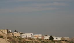 Una vista parcial muestra el asentamiento israelí de Kfar Adumim, en Cisjordania, situado entre Jerusalén y Jericó.