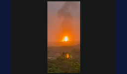 Volcán de lodo hizo erupción en San Juan de Urabá.
