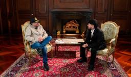 Petro con Westcol. / Foto: Presidencia.