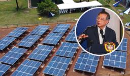 Petro sobre generación de energía limpia. / Fotos: Presidencia y MinEnergía.