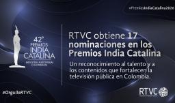 RTVC noticias fue nominado como noticiero favorito del público en los premios India Catalina 2026