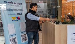 Cambio de puesto de votación. / Foto: Registraduría.