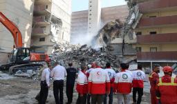 Medialuna roja en Irán. / Foto: AFP.