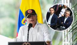 Petro sobre versión de presunto atentado contra gobernador de Antioquia y alcalde de Medellín. / Fotos: Presidencia y AFP.