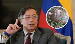 Petro da más detalles de bomba ecuatoriana en Colombia. / Foto: Presidencia y RTVC.