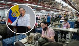 Petro sobre baja tasa de desempleo. / Fotos: Presidencia de la República.