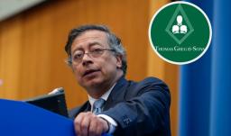 Petro sobre Thomas Greg & Sons. / Fotos: Presidencia y Thomas Greg & Sons.