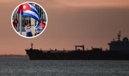 Buque petrolero ruso llega a Cuba. / Fotos: AFP.