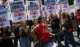 Reforma laboral en Argentina. / Foto: AFP.