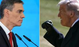 Sánchez prohíbe el uso del espacio aéreo a EE.UU. / Foto: AFP.