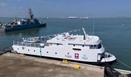 Zarpó el Buque Hospital Benkos Biohó hacia el Pacífico.