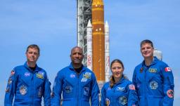 Tripulación de Artemis 2. / Foto: AFP.