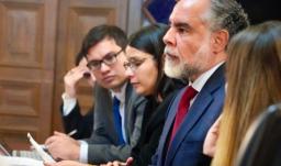 Seguridad para candidatos presidenciales. / Foto: Ministerio del Interior.