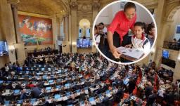 Mesada 14 en Cámara de Representantes. / Fotos: Cámara de Representantes y Radio Nacional.