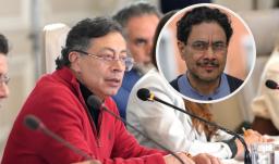 Petro sobre planes contra Iván Cepeda. / Fotos: Presidencia y AFP.