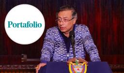 Petro sobre información de Portafolio. / Fotos: Presidencia y Portafolio.