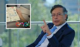 Petro sobre sanción a Enel. / Fotos: Presidencia y Enel.