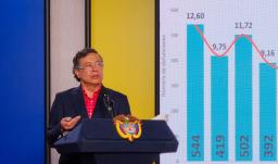 Petro sobre reducción de tasa de mortalidad. / Foto: Presidencia.