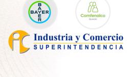 SIC sobre multas por aumento de precios. / Fotos: SIC y logos de Bayer y Comfenalco.