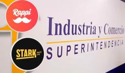 SIC sanciona a Rappi y Stark Gym. / Fotos: SIC y logos de Rappi y Stark Gym.